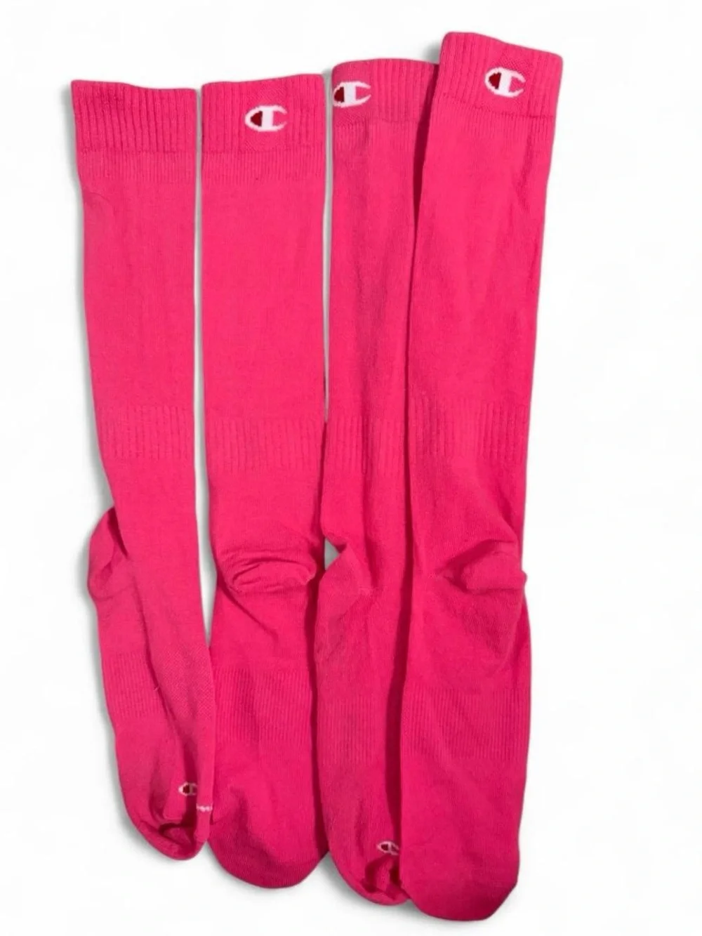 Champion Bright Pink Knee-High Socks - 2 Pairs